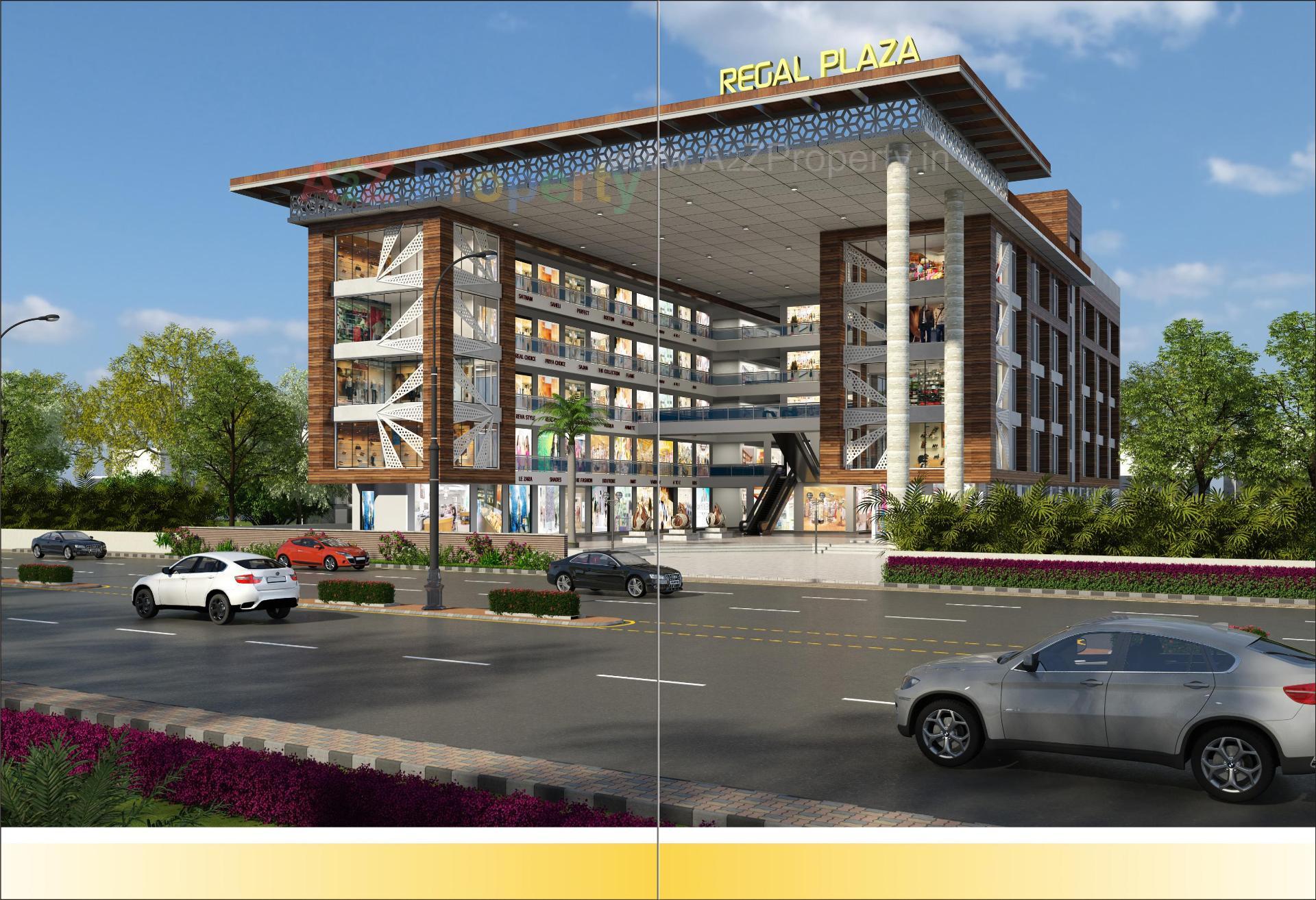 3D Elevation of real estate project Regal Plaza located at Vyara, Tapi, Gujarat