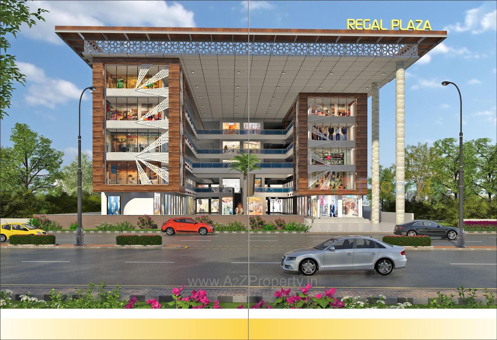 3D Elevation of real estate project Regal Plaza located at Vyara, Tapi, Gujarat