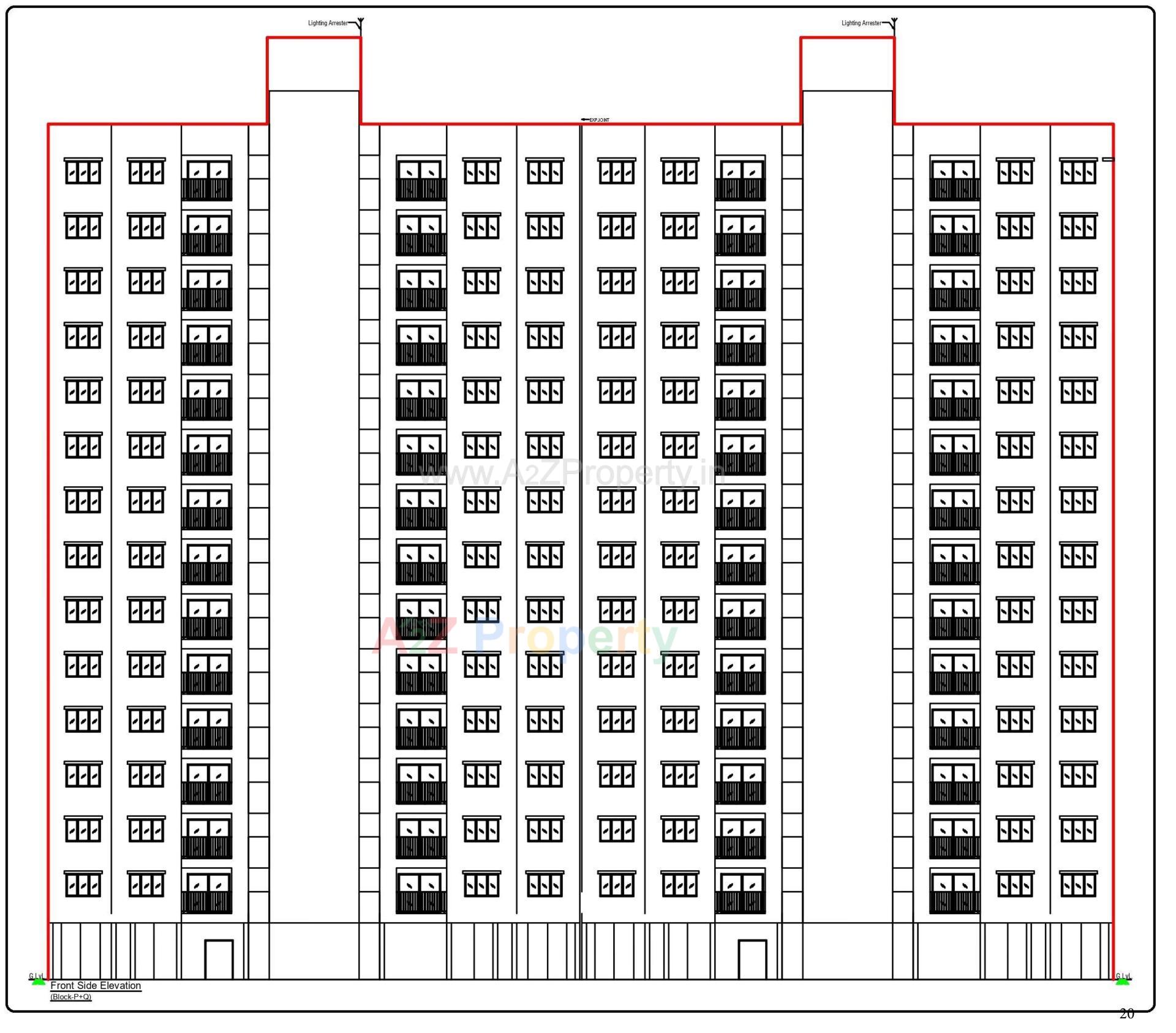 of real estate project 19 Shops 448 Bhk Flats At Gorwa located at Gorwa, Vadodara, Gujarat