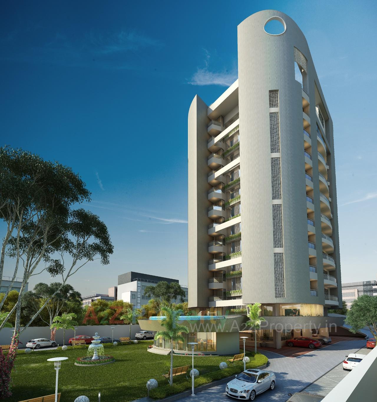 3D Elevation of real estate project 24k located at Vadodara, Vadodara, Gujarat