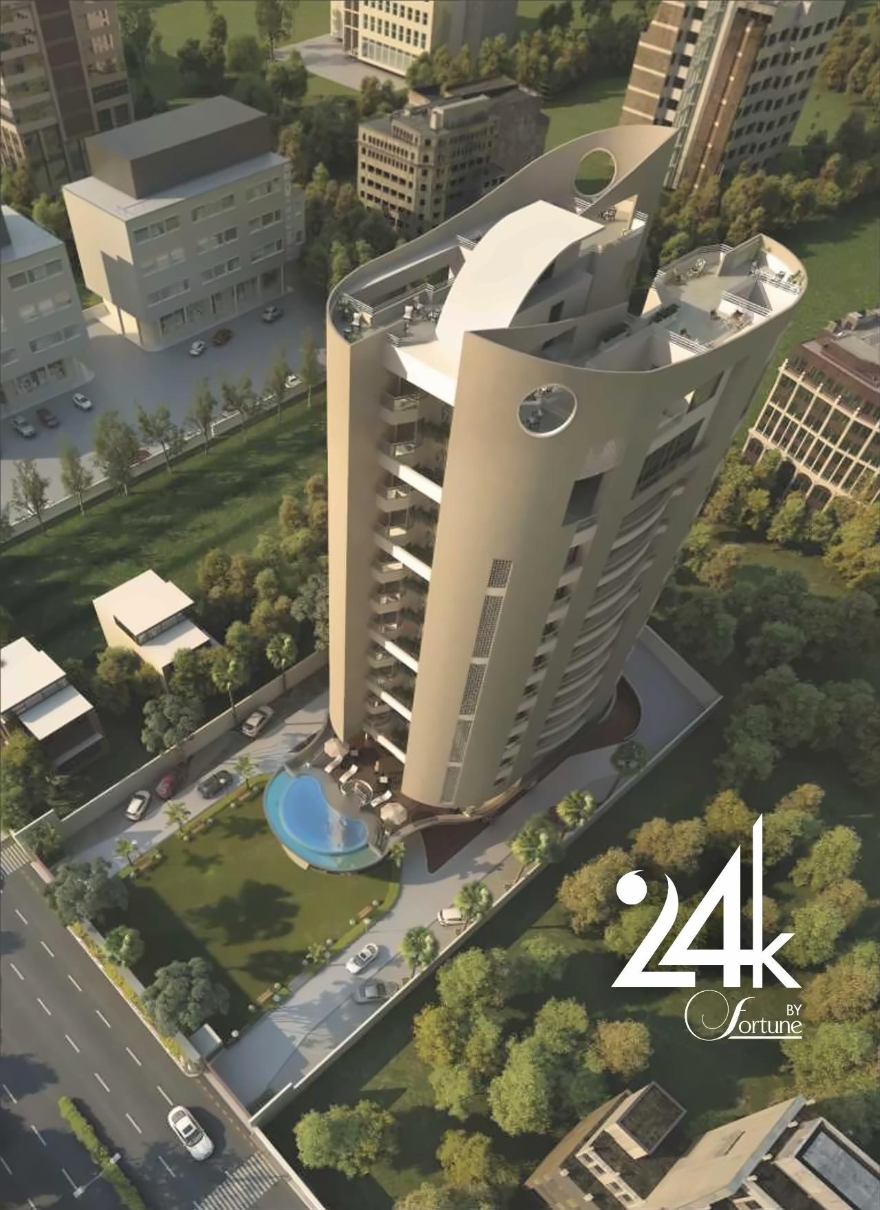3D Elevation of real estate project 24k located at Vadodara, Vadodara, Gujarat