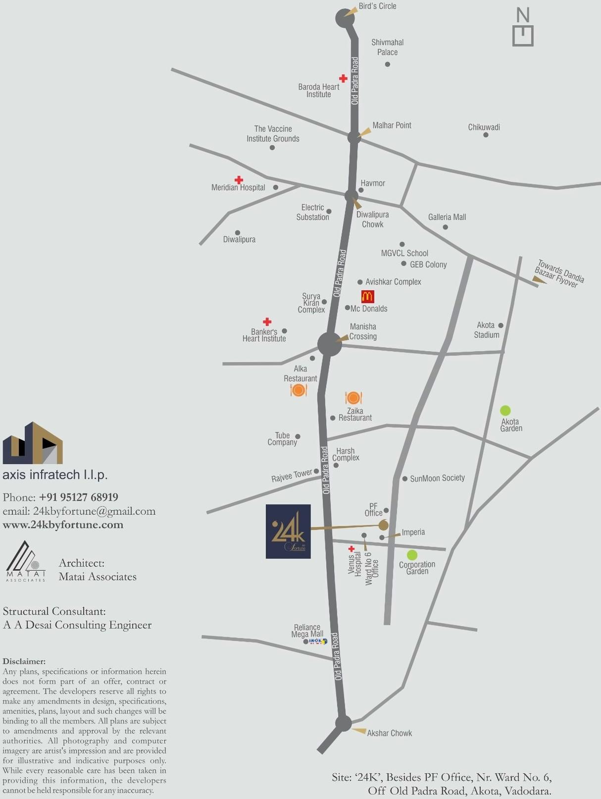  of real estate project 24k located at Vadodara, Vadodara, Gujarat