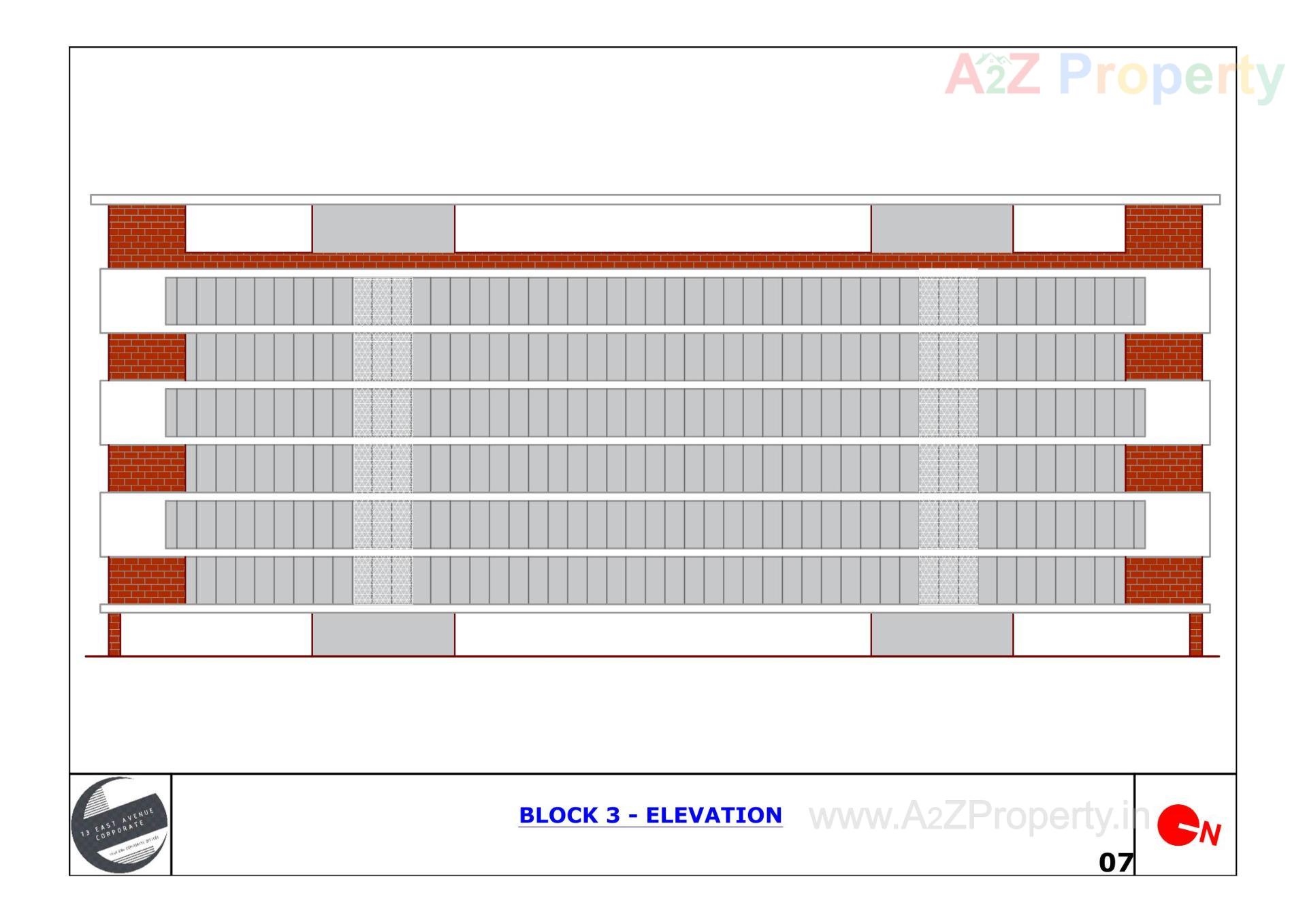  of real estate project 73 East Avenue Corporate located at Vadi-vadi--subhanpura, Vadodara, Gujarat