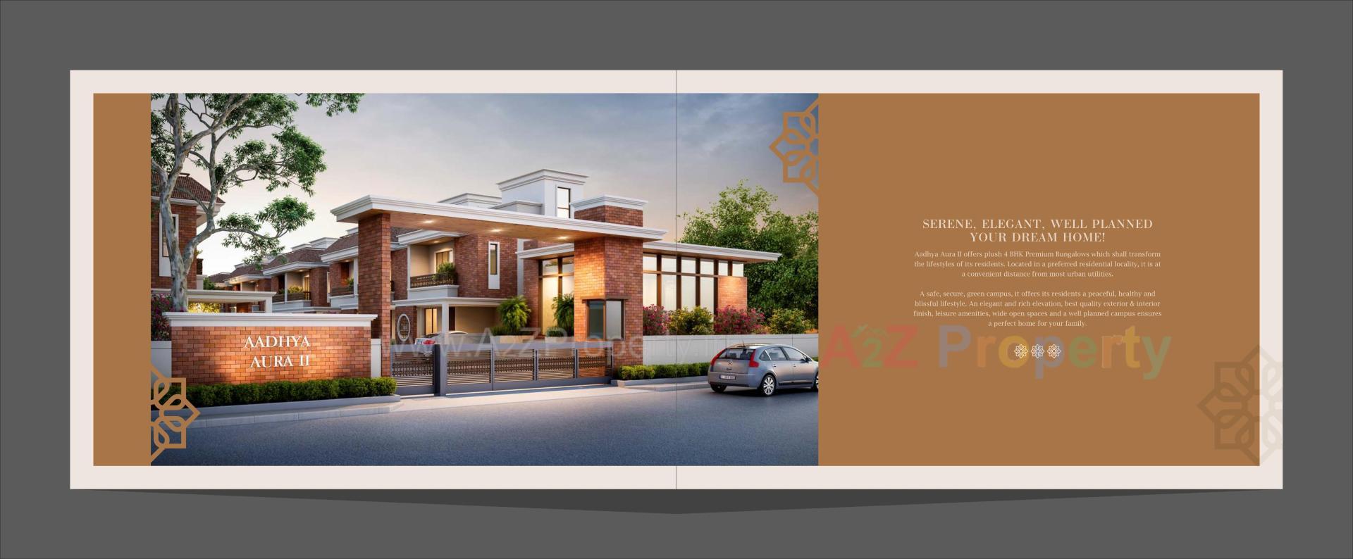 3D Elevation of real estate project Aadhya Aura Ii located at Sevasi, Vadodara, Gujarat