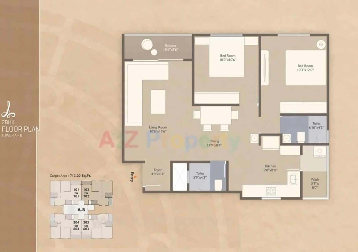 Layout of real estate project Aadhya Aurum located at Bhayli, Vadodara, Gujarat