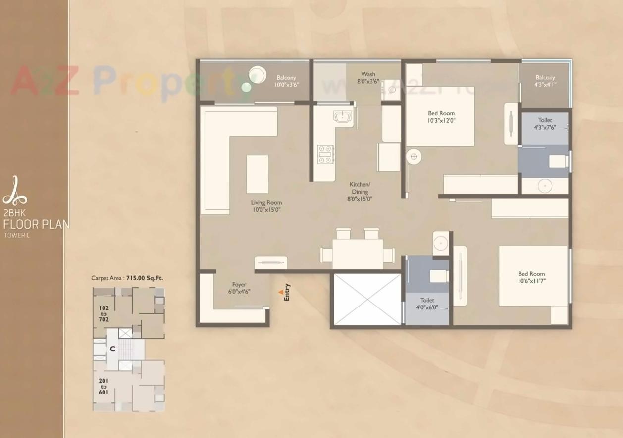 Layout of real estate project Aadhya Aurum located at Bhayli, Vadodara, Gujarat