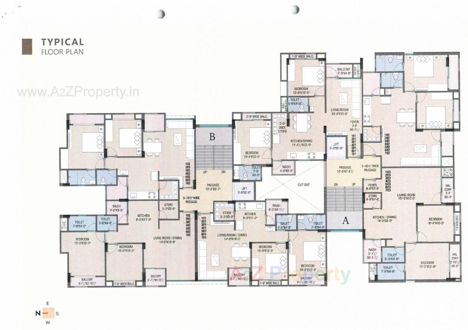 Layout of real estate project Aadhya Fortune Ii located at Vasna-sayad, Vadodara, Gujarat