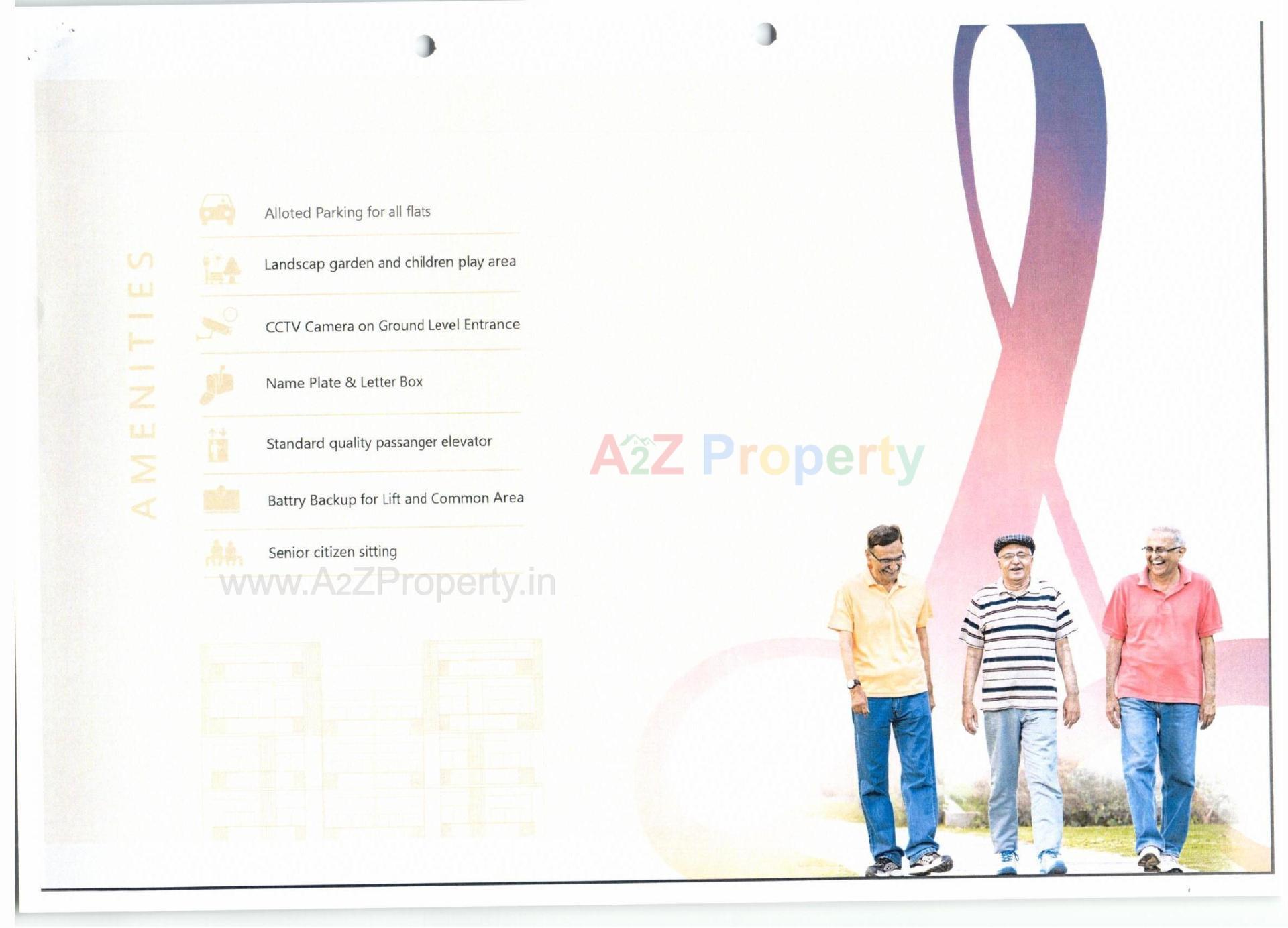  of real estate project Aadhya Fortune Ii located at Vasna-sayad, Vadodara, Gujarat