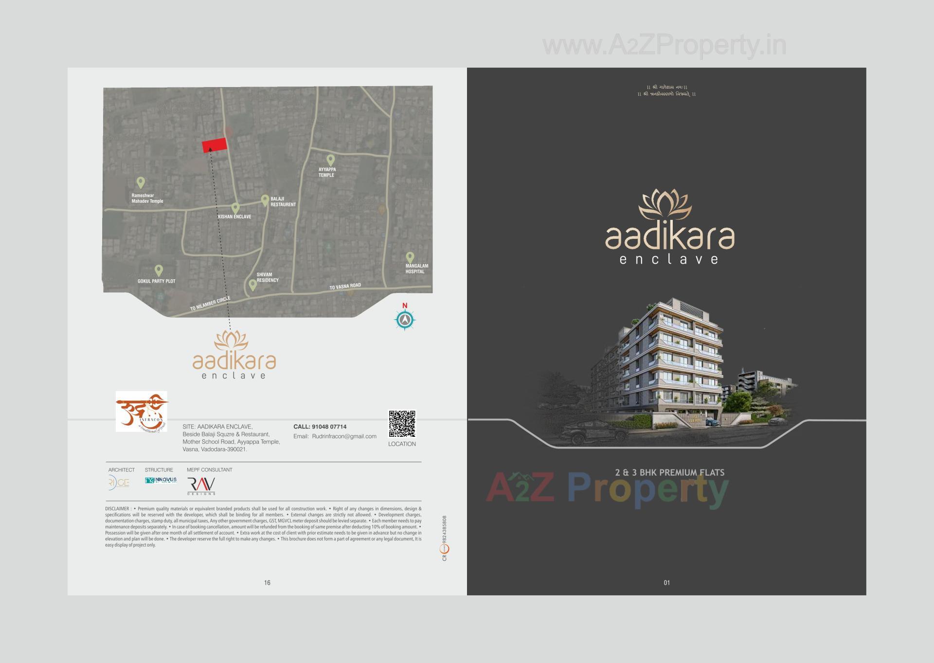  of real estate project Aadikara Enclave located at Saiyad Vasna, Vadodara, Gujarat