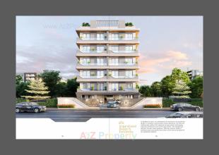 Elevation of real estate project Aadikara Enclave located at Saiyad Vasna, Vadodara, Gujarat