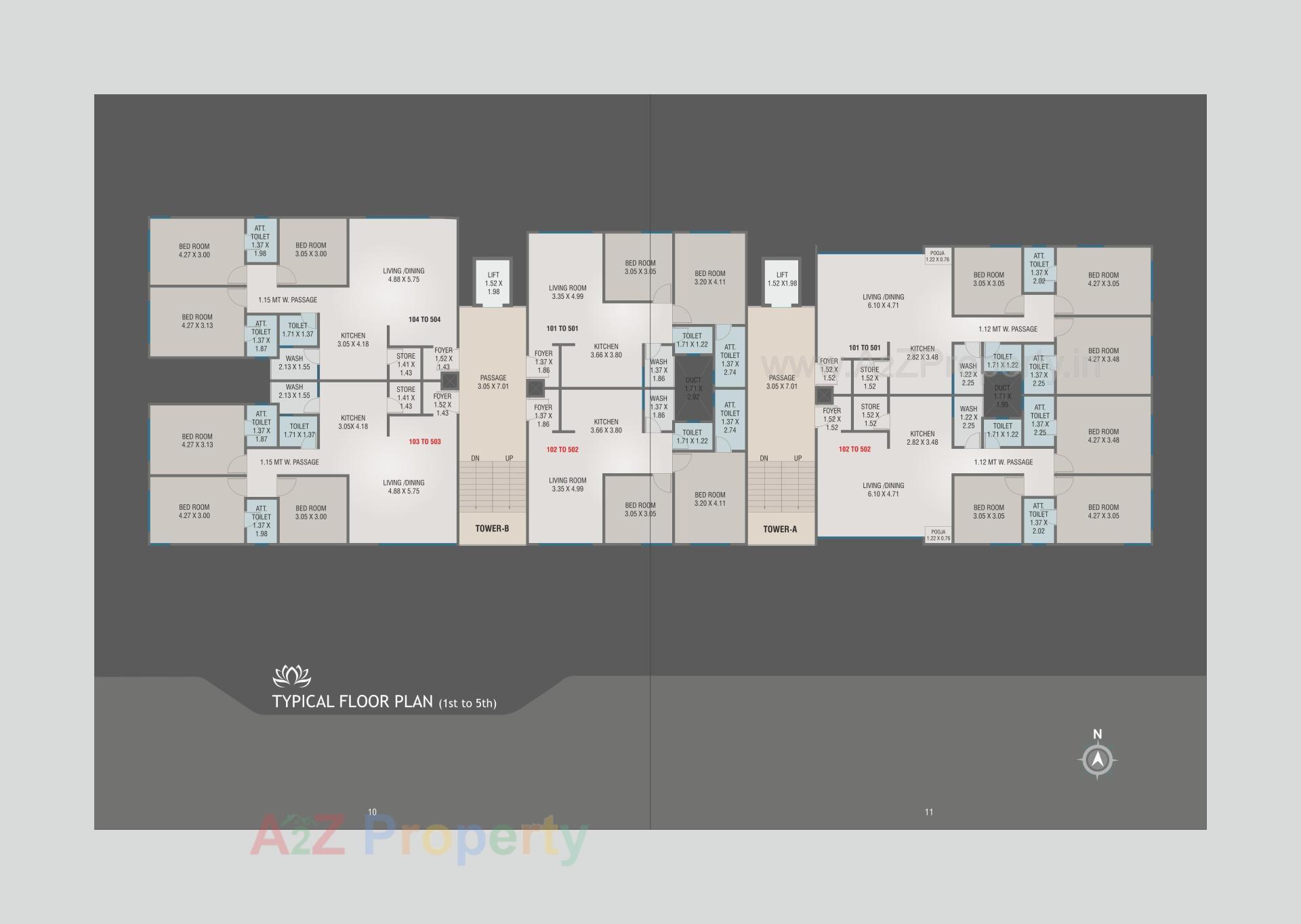 Layout of real estate project Aadikara Enclave located at Saiyad Vasna, Vadodara, Gujarat