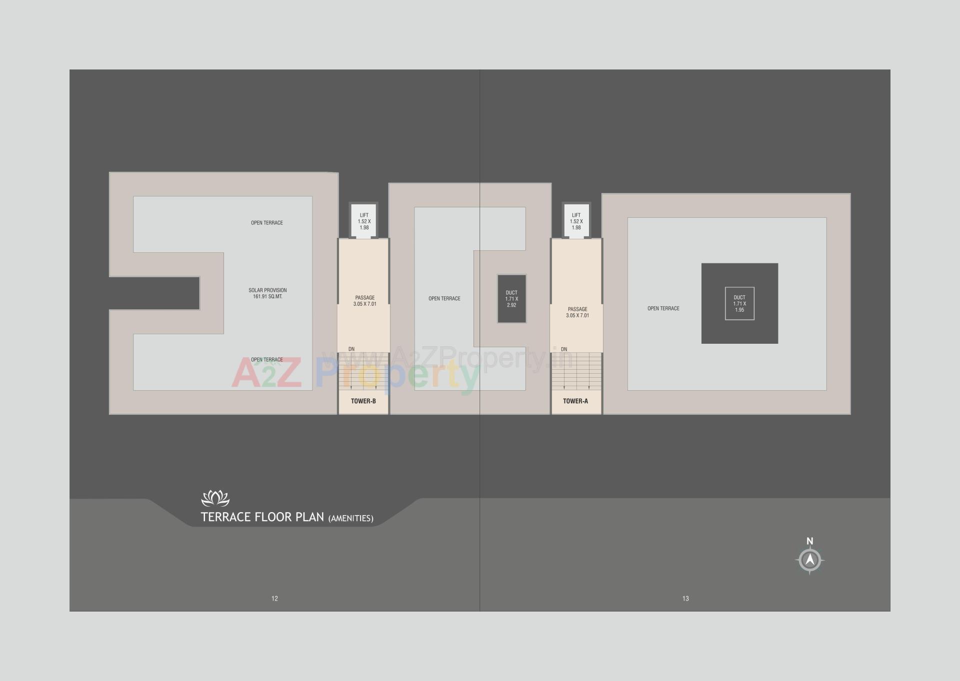 Layout of real estate project Aadikara Enclave located at Saiyad Vasna, Vadodara, Gujarat
