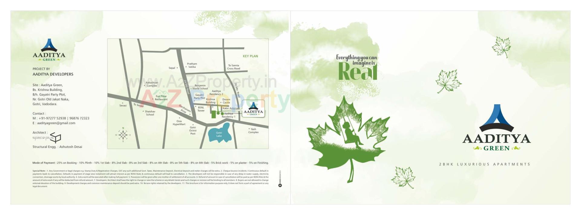  of real estate project Aaditya Green located at Vadodara, Vadodara, Gujarat