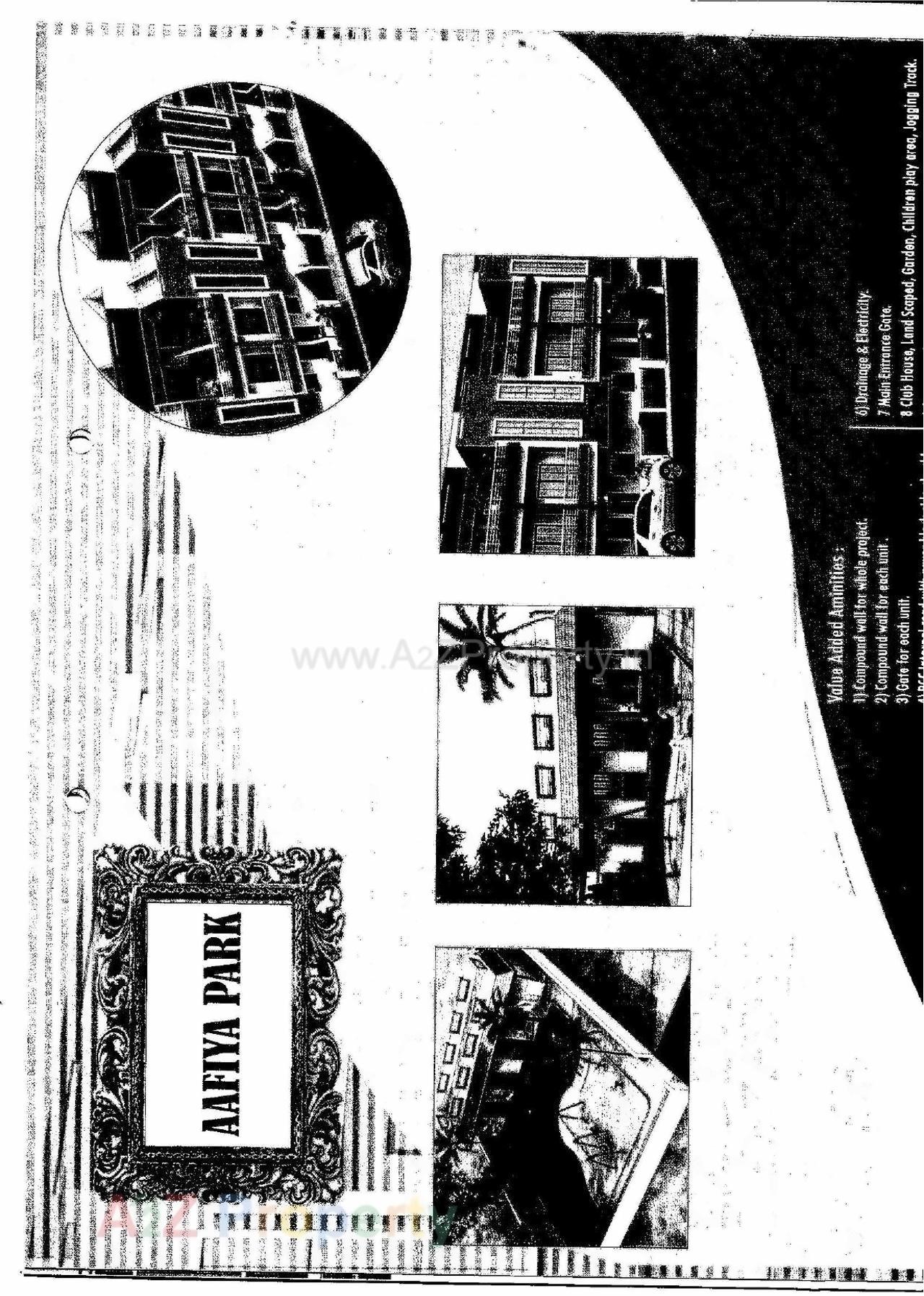  of real estate project Aafiya Park located at Tandalja, Vadodara, Gujarat