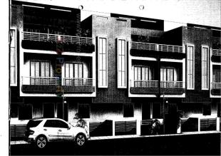 Elevation of real estate project Aafiya Park located at Tandalja, Vadodara, Gujarat