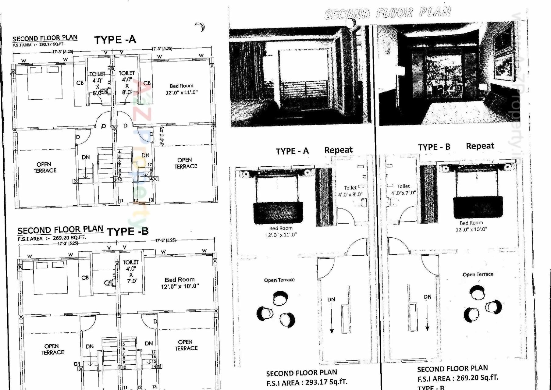 Layout of real estate project Aafiya Park located at Tandalja, Vadodara, Gujarat