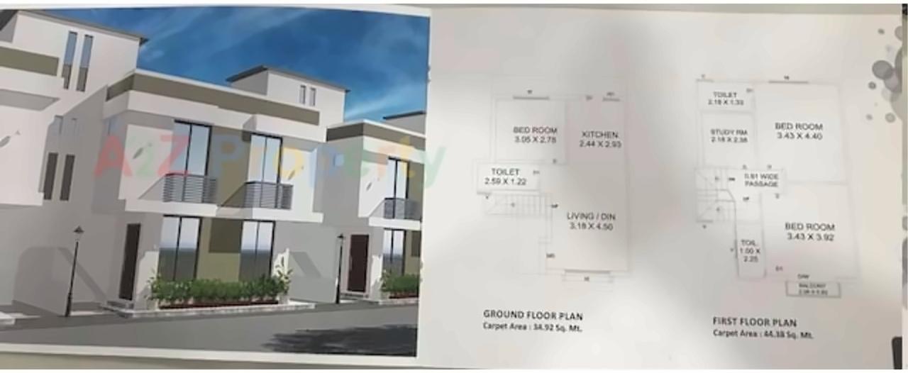  of real estate project Aakruti Duplex located at Kalali, Vadodara, Gujarat
