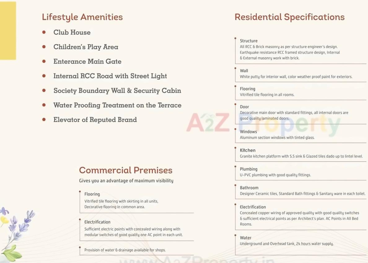  of real estate project Aakruti Heights located at Tarsali, Vadodara, Gujarat