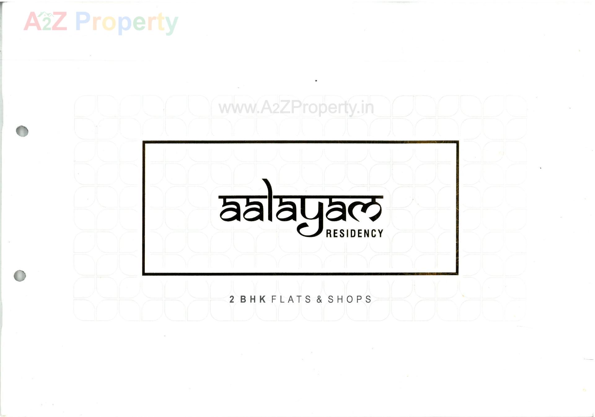 Layout of real estate project Aalayam Residency located at Bill, Vadodara, Gujarat
