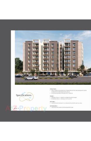 Elevation of real estate project Aamrapali Luxuria located at Kalali, Vadodara, Gujarat