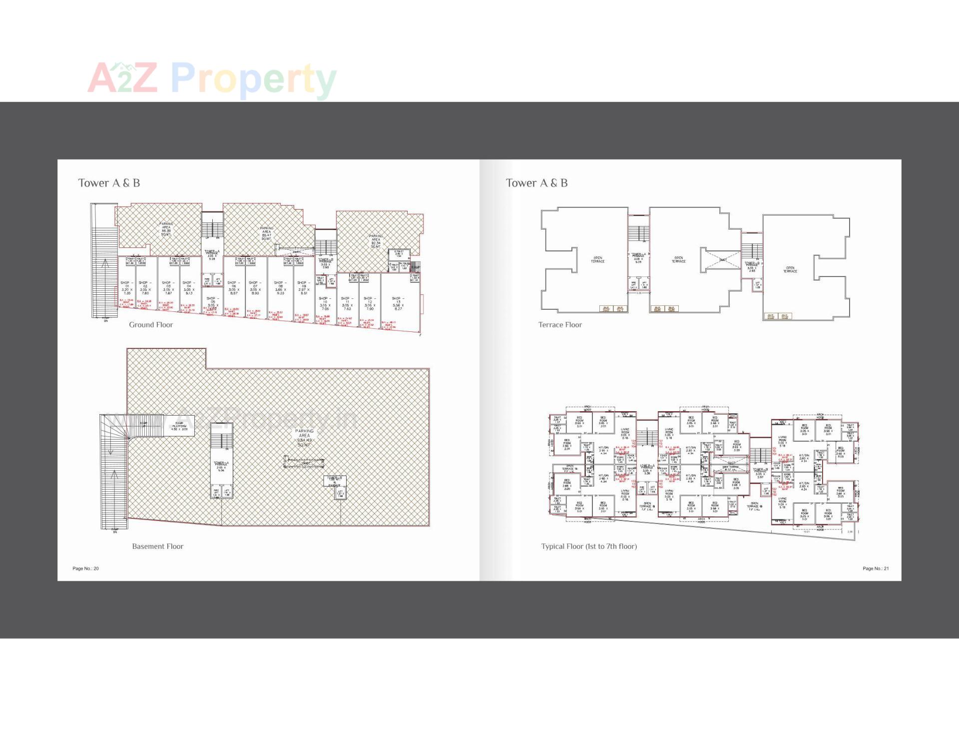 Layout of real estate project Aamrapali Luxuria located at Kalali, Vadodara, Gujarat