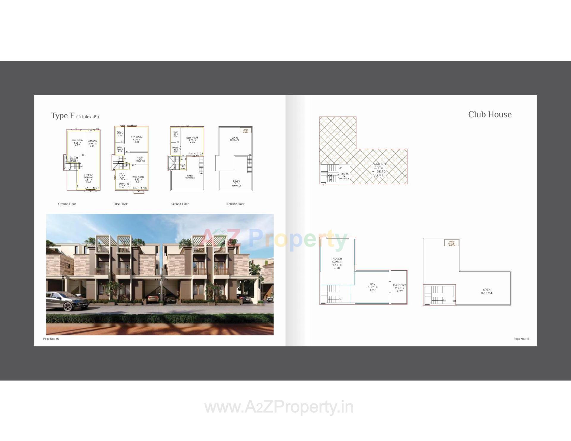 Layout of real estate project Aamrapali Luxuria located at Kalali, Vadodara, Gujarat