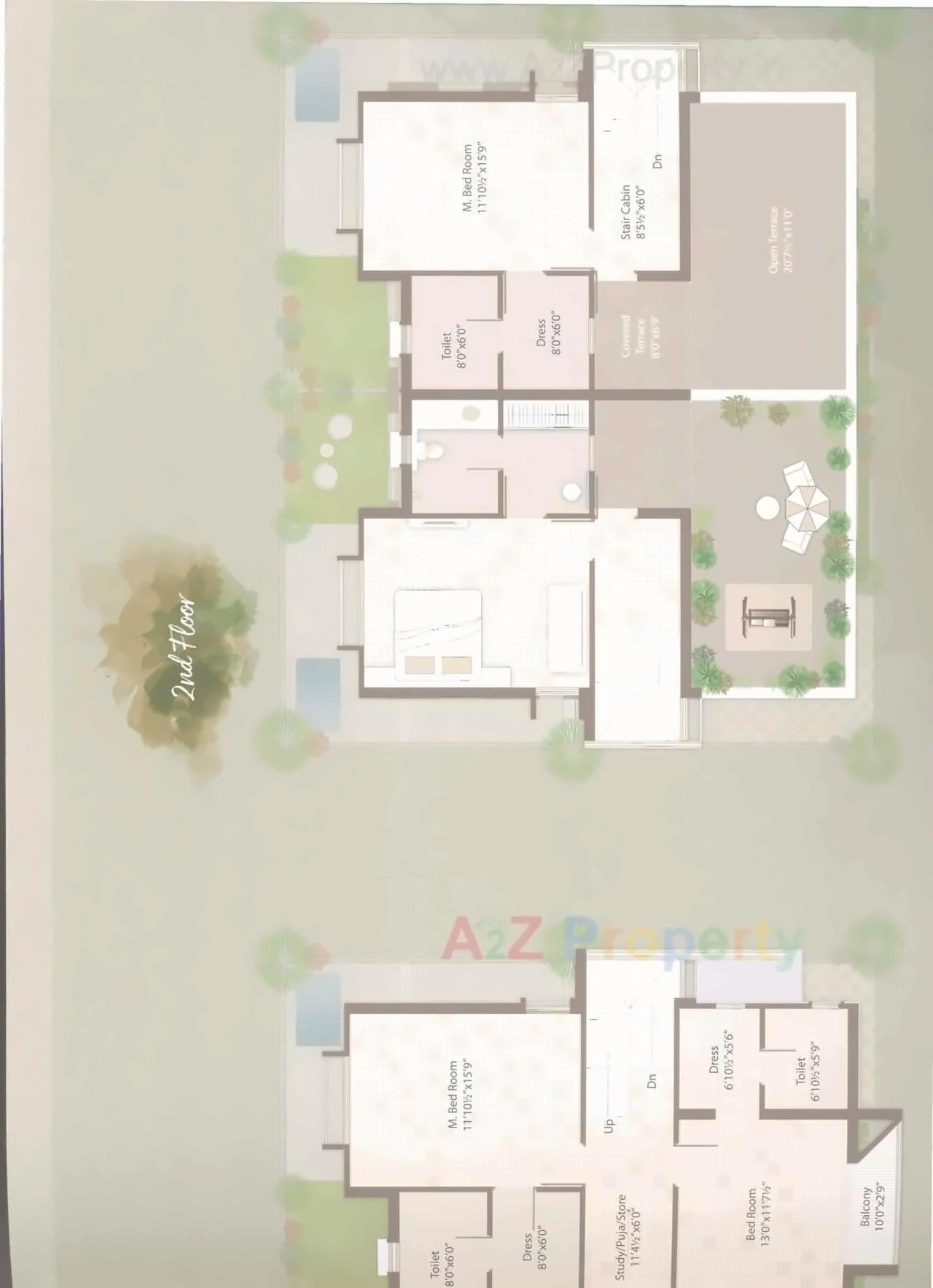 Layout of real estate project Aamrapali Resi Com located at Atladara, Vadodara, Gujarat