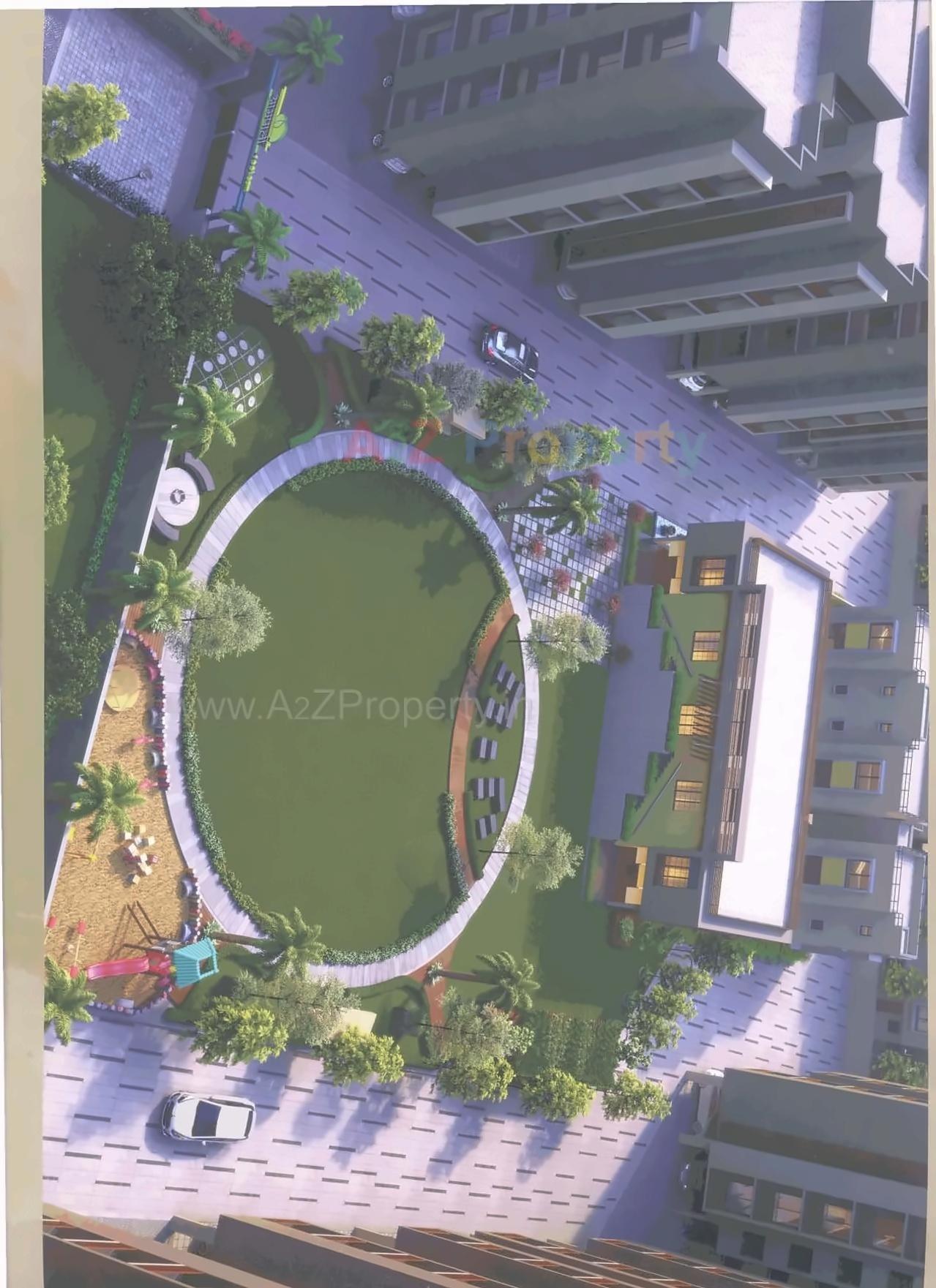 3D Elevation of real estate project Aamrapali Resi Com located at Atladara, Vadodara, Gujarat