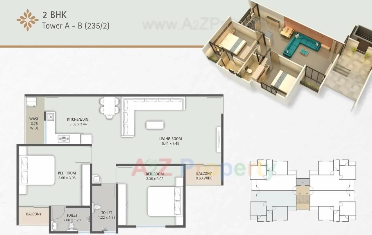 Layout of real estate project Aangan Lake View located at Chhani, Vadodara, Gujarat