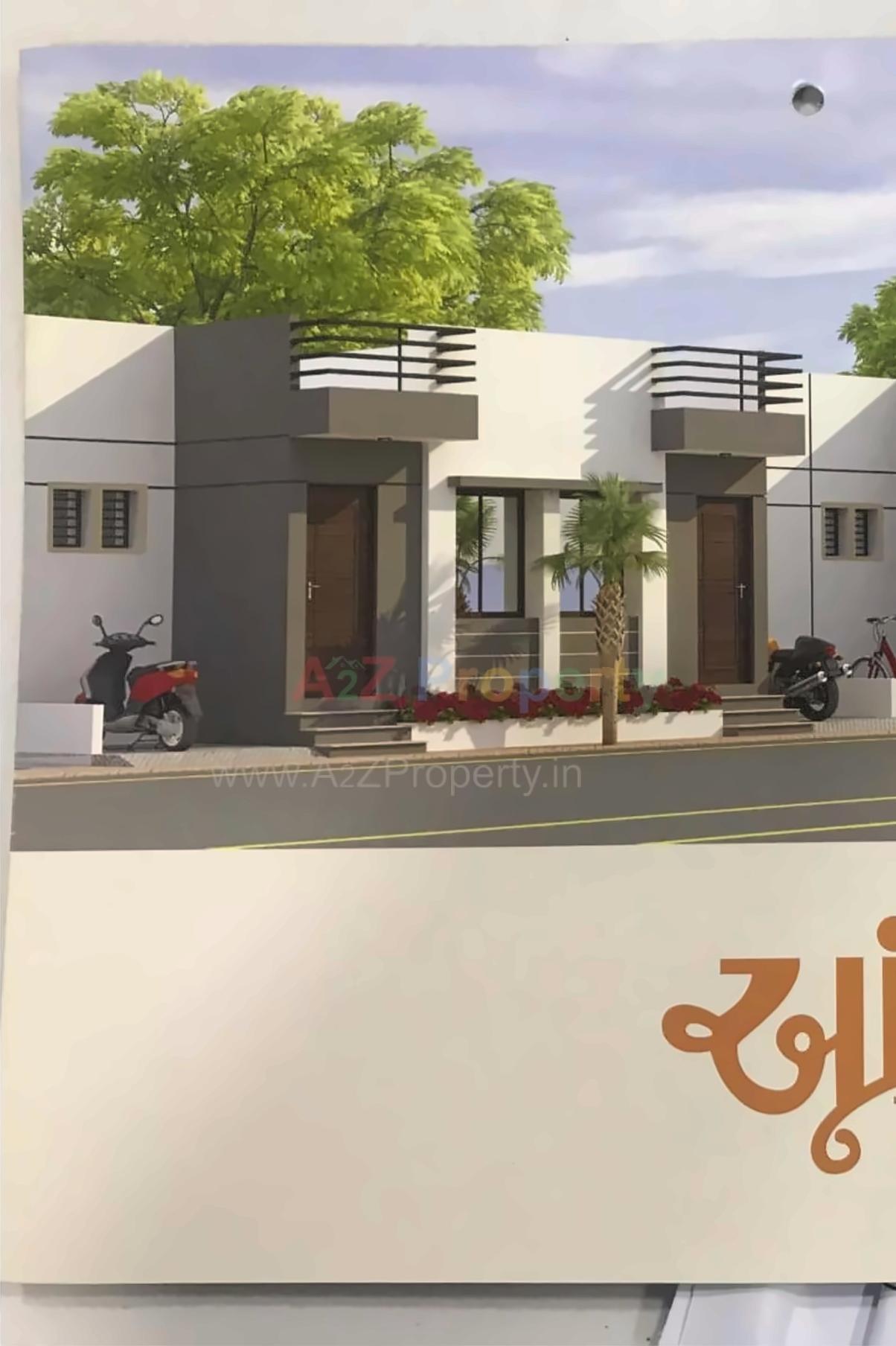 3D Elevation of real estate project Aangan Tenaments located at Morlipura, Vadodara, Gujarat