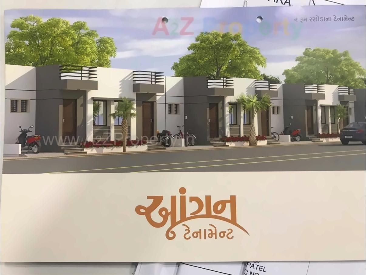 3D Elevation of real estate project Aangan Tenaments located at Morlipura, Vadodara, Gujarat