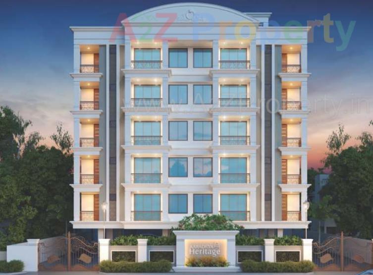3D Elevation of real estate project Aaradhya Heritage located at Sama, Vadodara, Gujarat