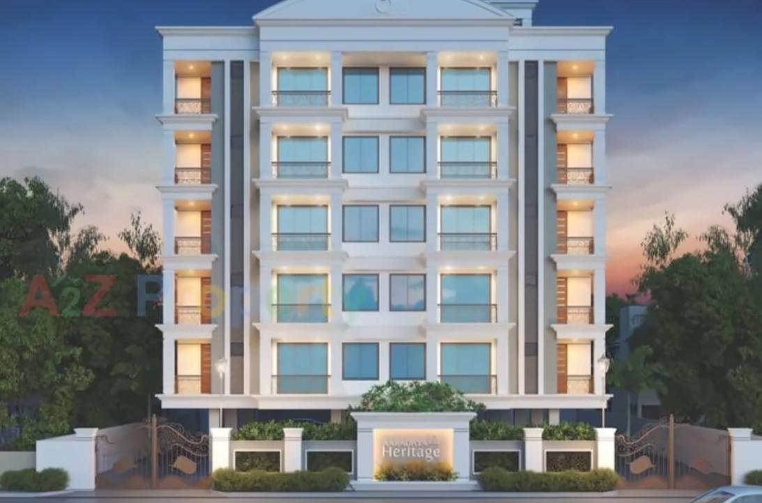 3D Elevation of real estate project Aaradhya Heritage located at Sama, Vadodara, Gujarat
