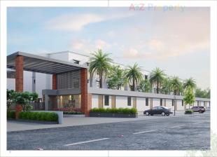 Elevation of real estate project Aarana Luxuria located at Hanumanpura, Vadodara, Gujarat