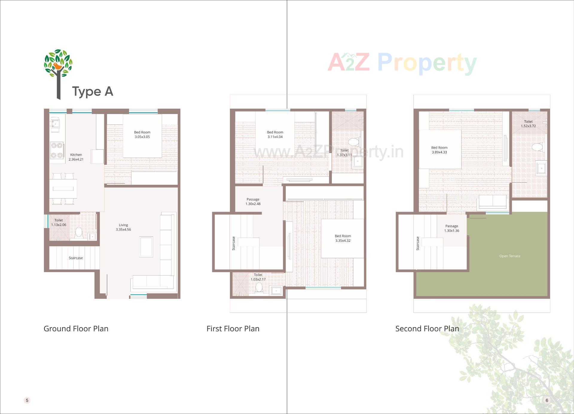 Layout of real estate project Aarana Luxuria located at Hanumanpura, Vadodara, Gujarat