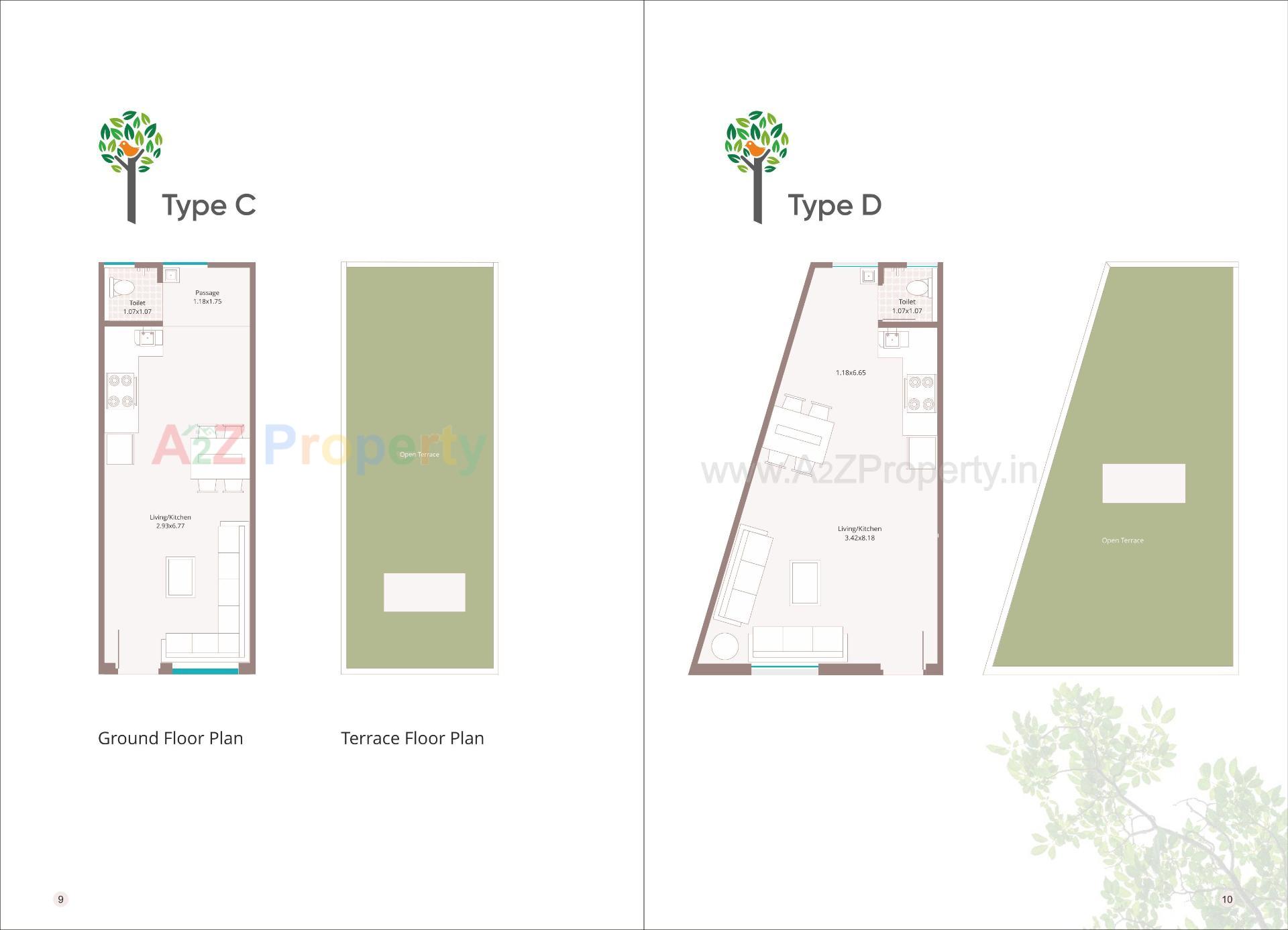 Layout of real estate project Aarana Luxuria located at Hanumanpura, Vadodara, Gujarat