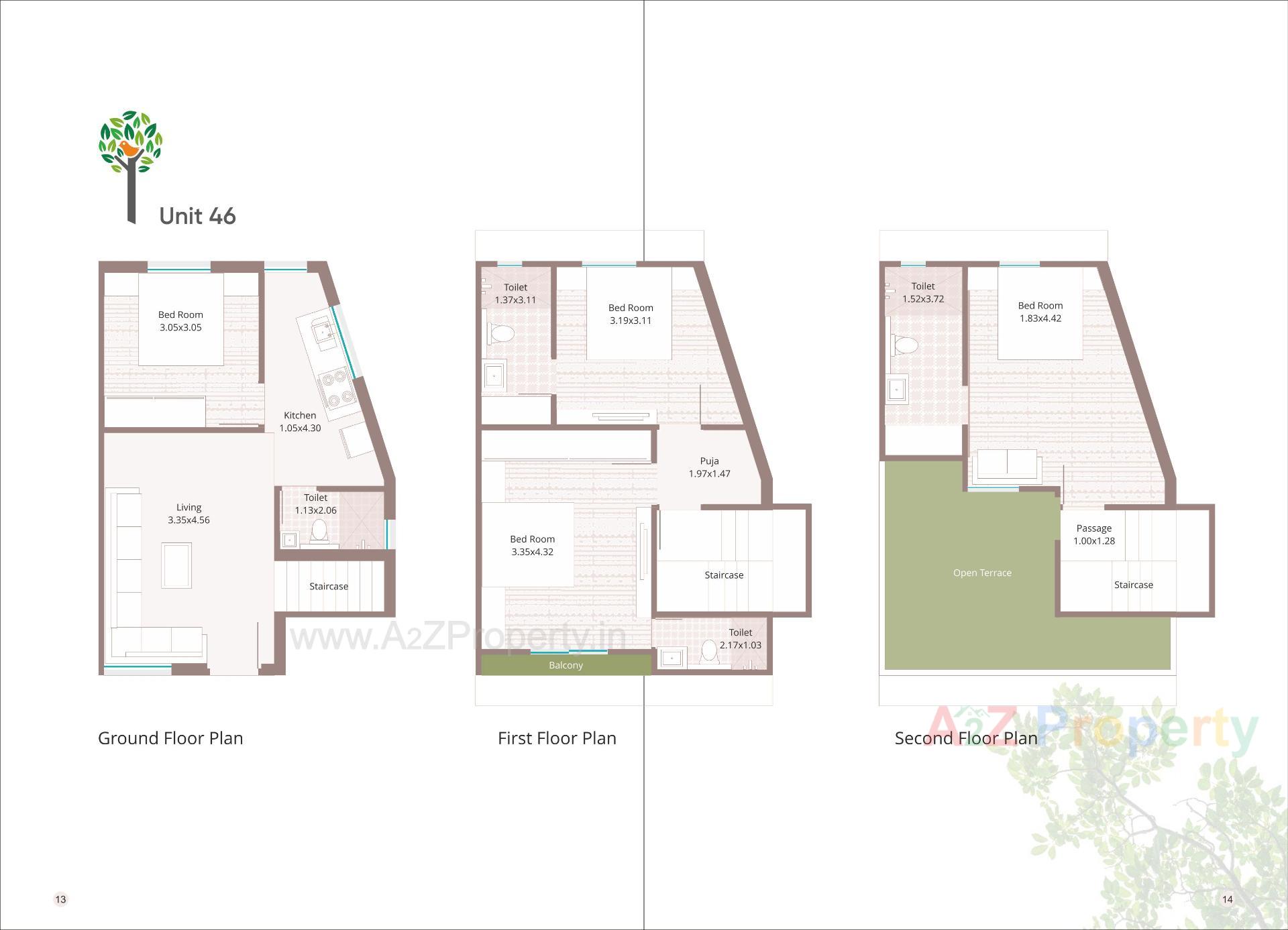 Layout of real estate project Aarana Luxuria located at Hanumanpura, Vadodara, Gujarat