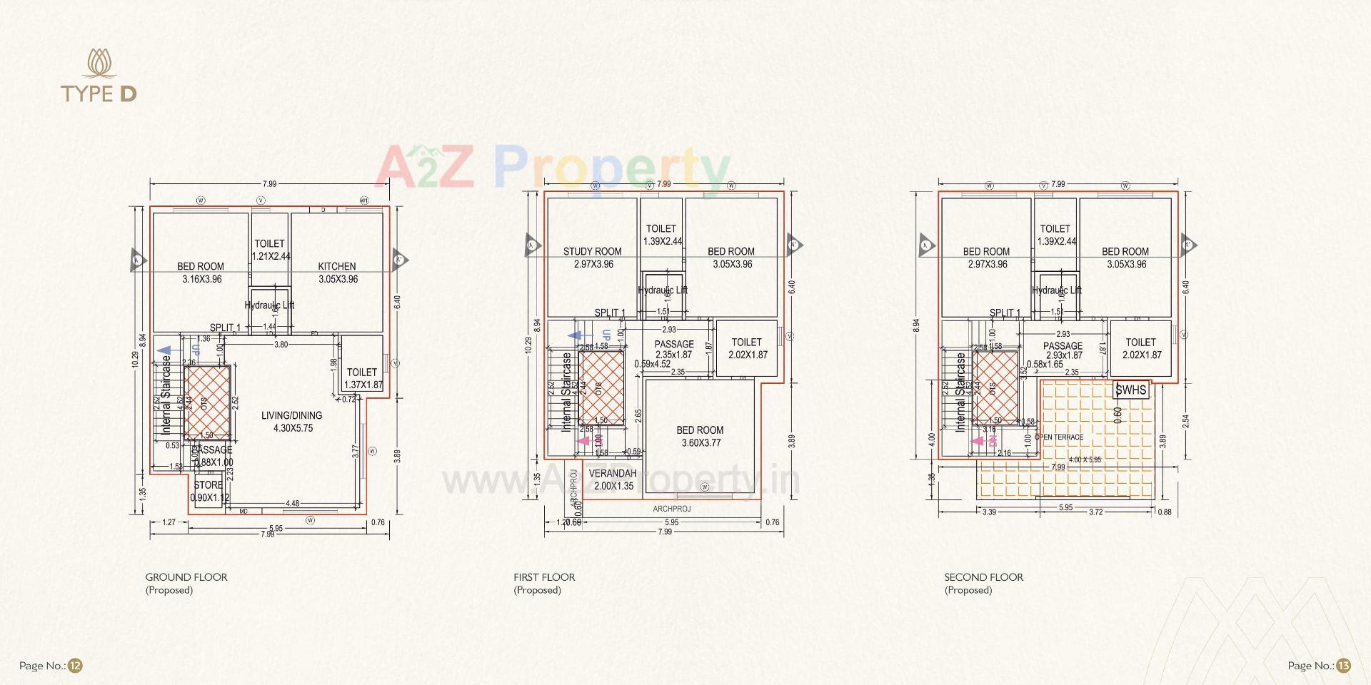 Layout of real estate project Aarana Villa located at Khanpur, Vadodara, Gujarat