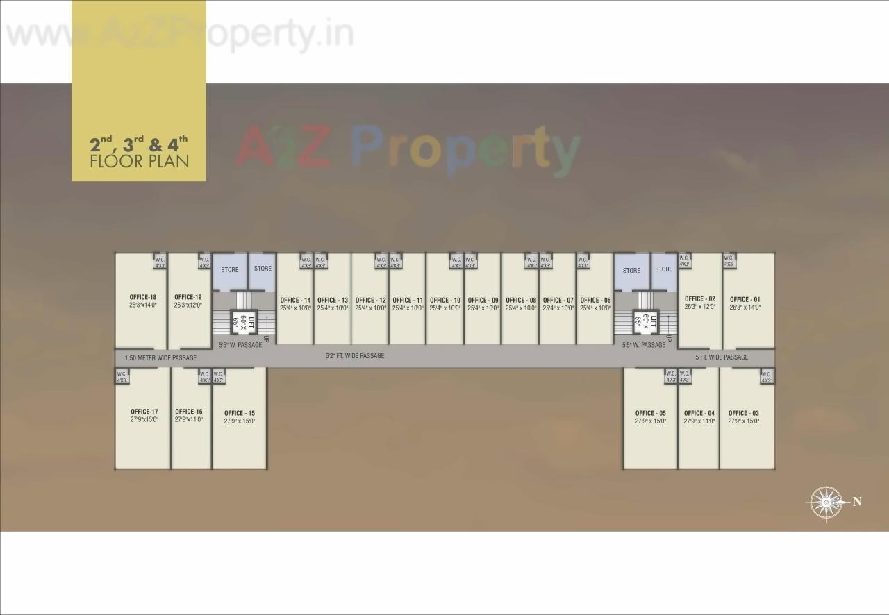 Layout of real estate project Aarana located at Gotri, Vadodara, Gujarat