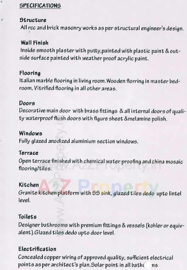 Project Specifications