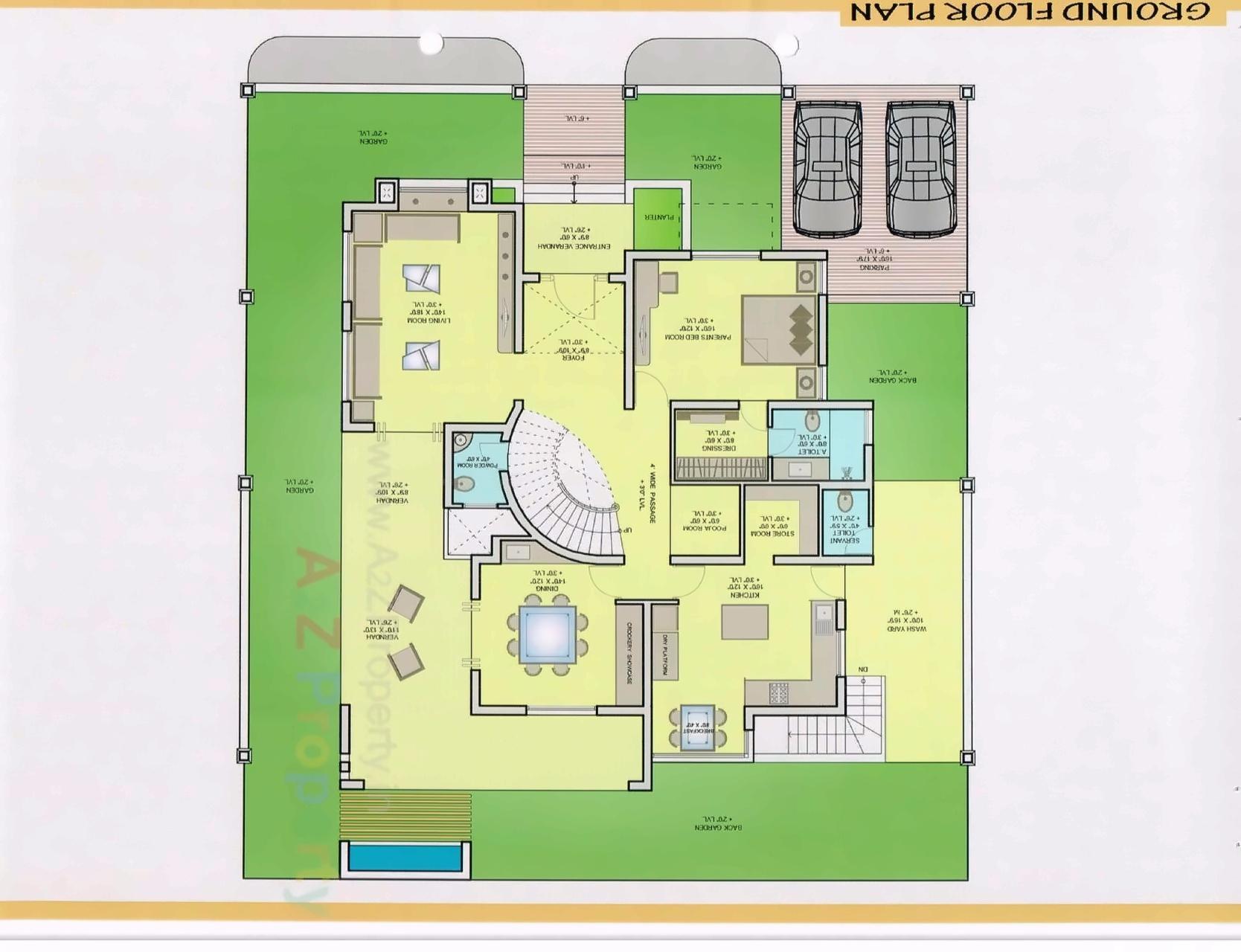 Layout of real estate project Aarna located at Kalali, Vadodara, Gujarat