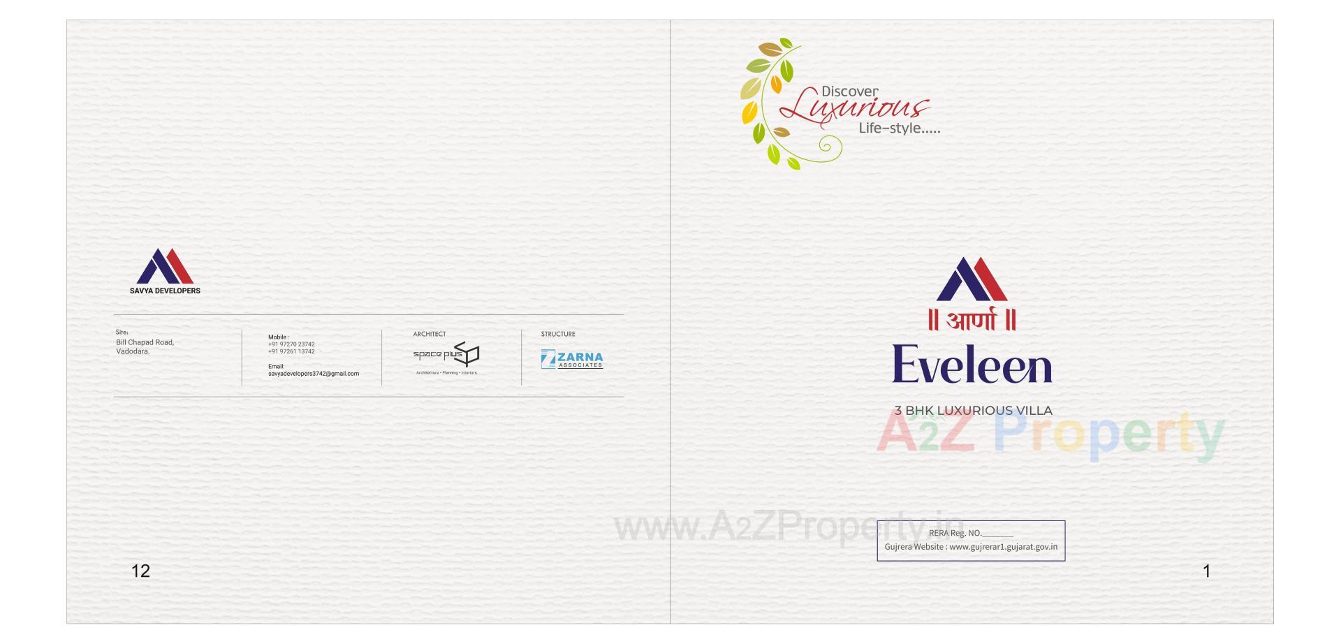  of real estate project Aarna Eveleen located at Chapad, Vadodara, Gujarat