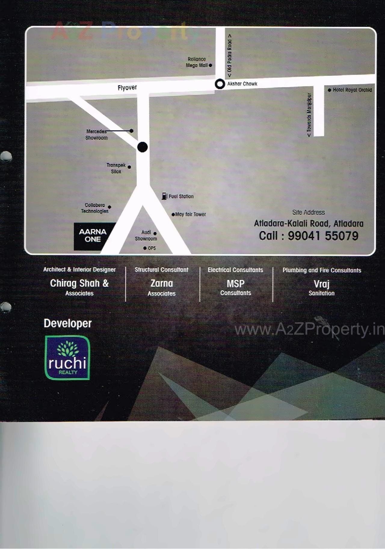  of real estate project Aarna One located at Atladara, Vadodara, Gujarat