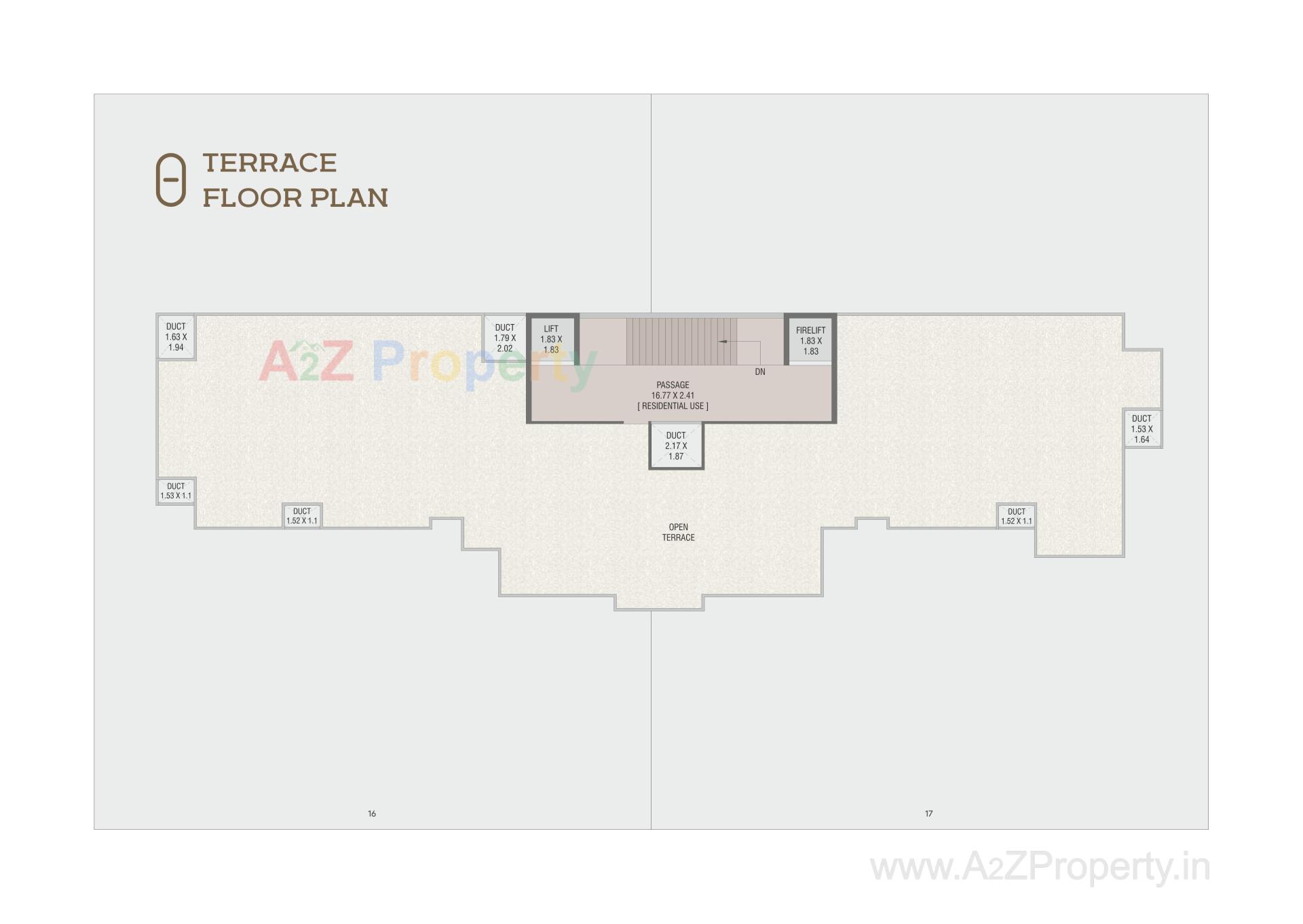 Layout of real estate project Aarna One located at Kalali, Vadodara, Gujarat