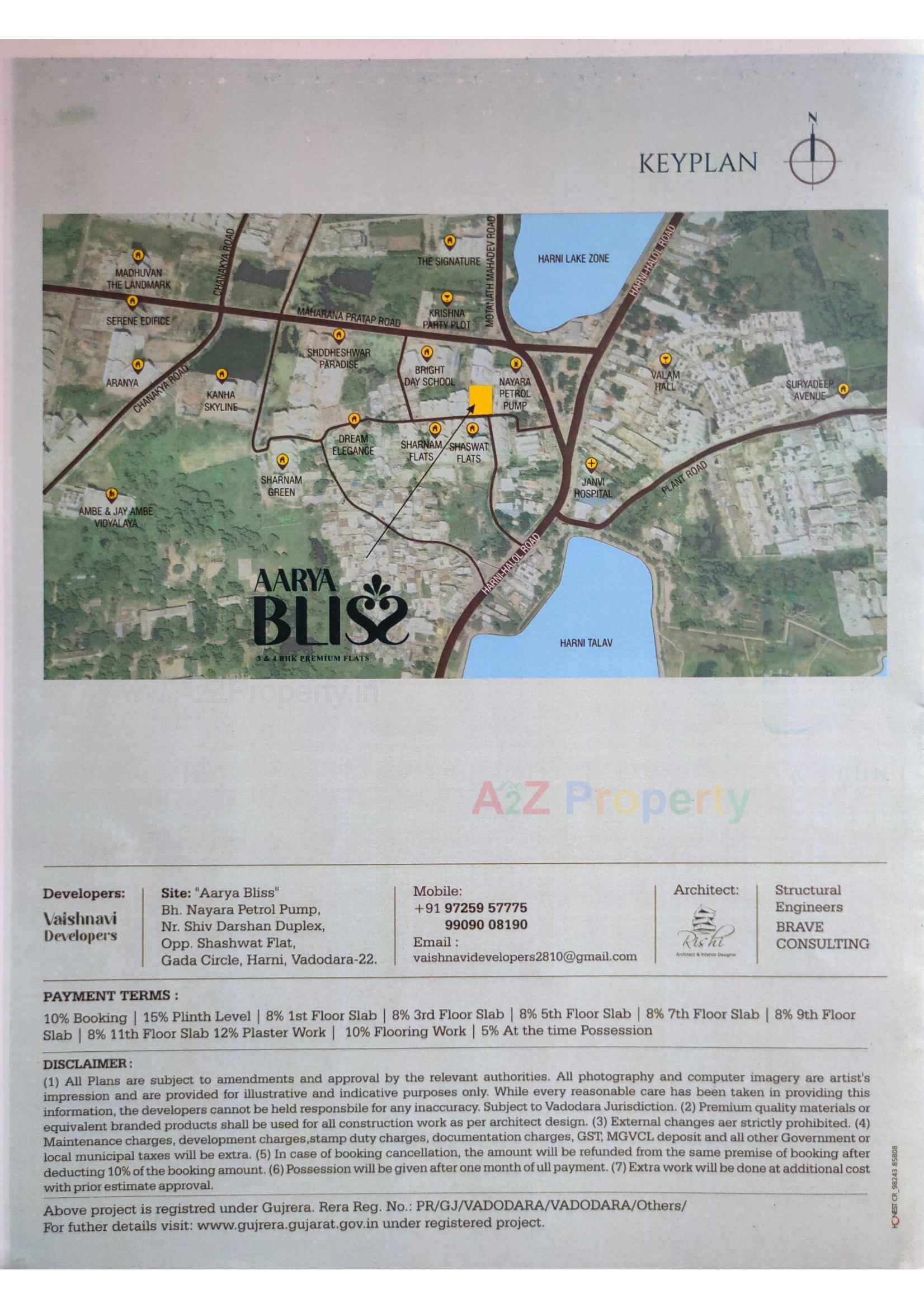  of real estate project Aarya Bliss located at Harni, Vadodara, Gujarat