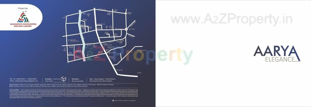  of real estate project Aarya Elegance located at Bill, Vadodara, Gujarat
