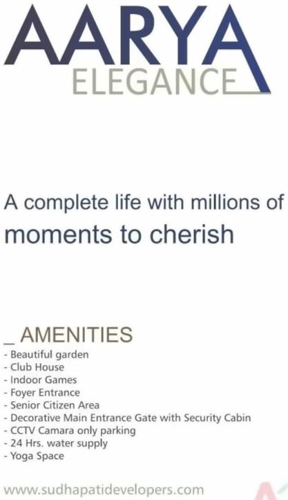Amenities of Aarya Elegance