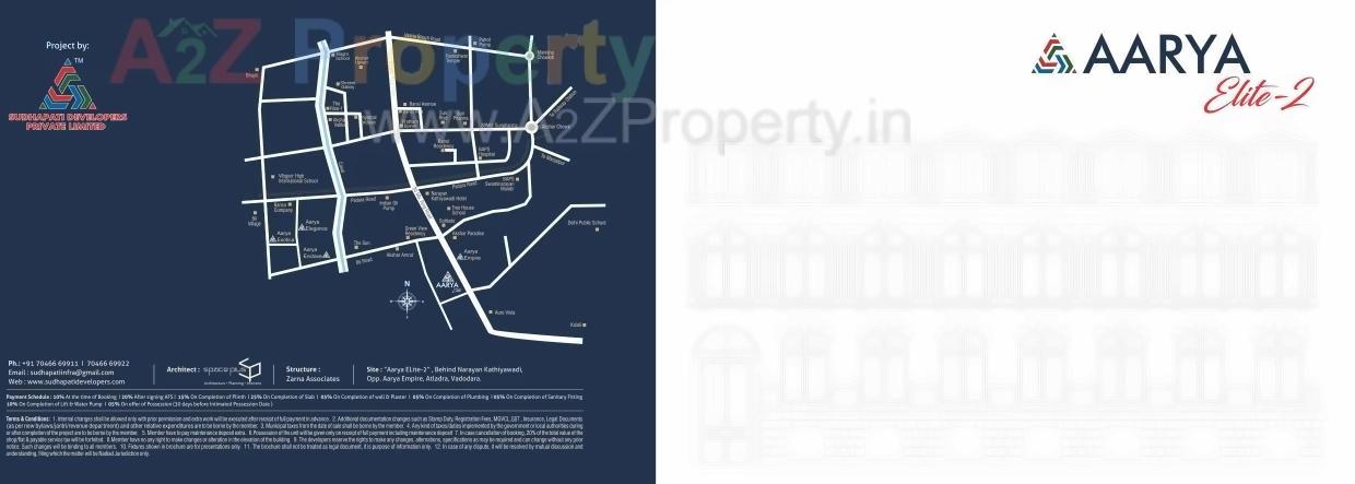  of real estate project Aarya Elite located at Kalali, Vadodara, Gujarat