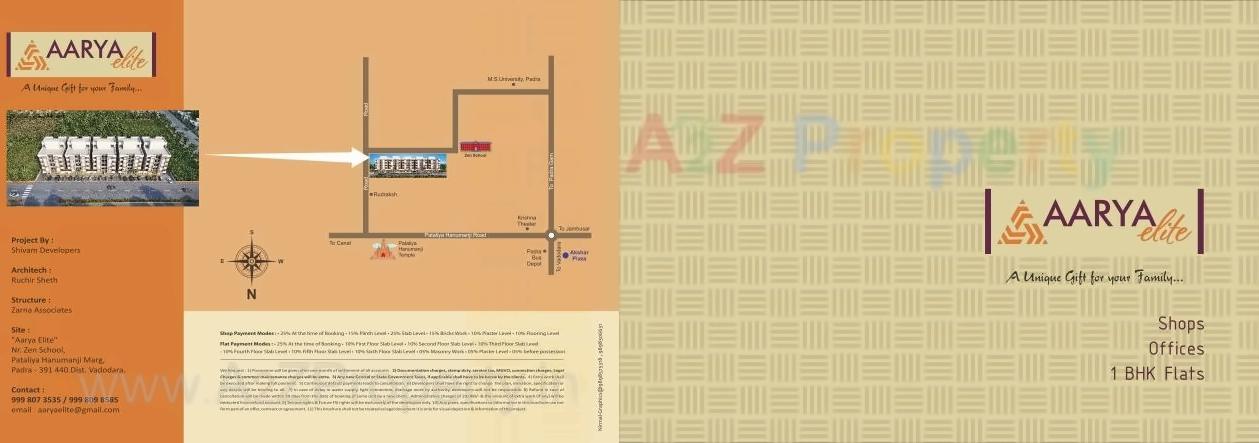  of real estate project Aarya Elite located at Padra, Vadodara, Gujarat