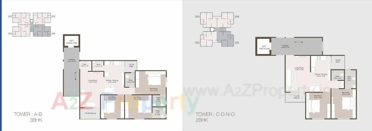 Layout of real estate project Aarya Empire located at Kalali, Vadodara, Gujarat